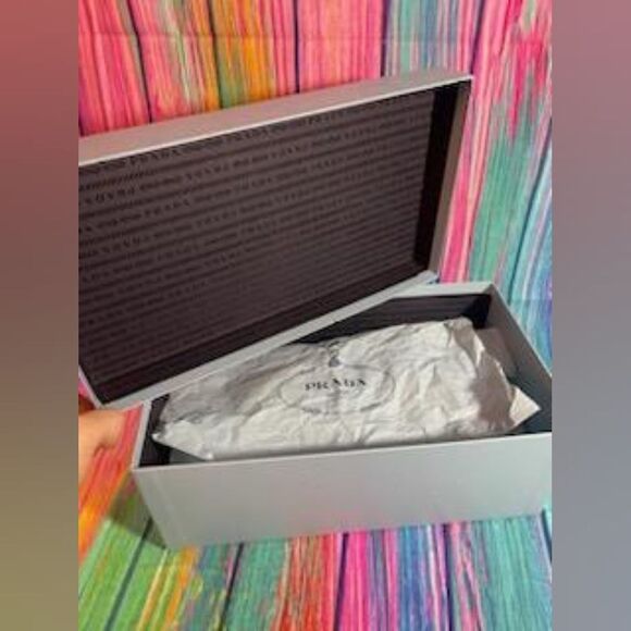 Prada Calzature Donna Camoscio Bouganville Pointed Toe Suede Mules Size US 8 - Picture 13 of 13